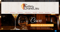 Desktop Screenshot of lescelliersdegrandlieu.com
